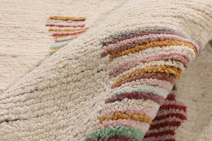 10 x 14 - Ivory New Pakistani Moroccan Rug - 81180