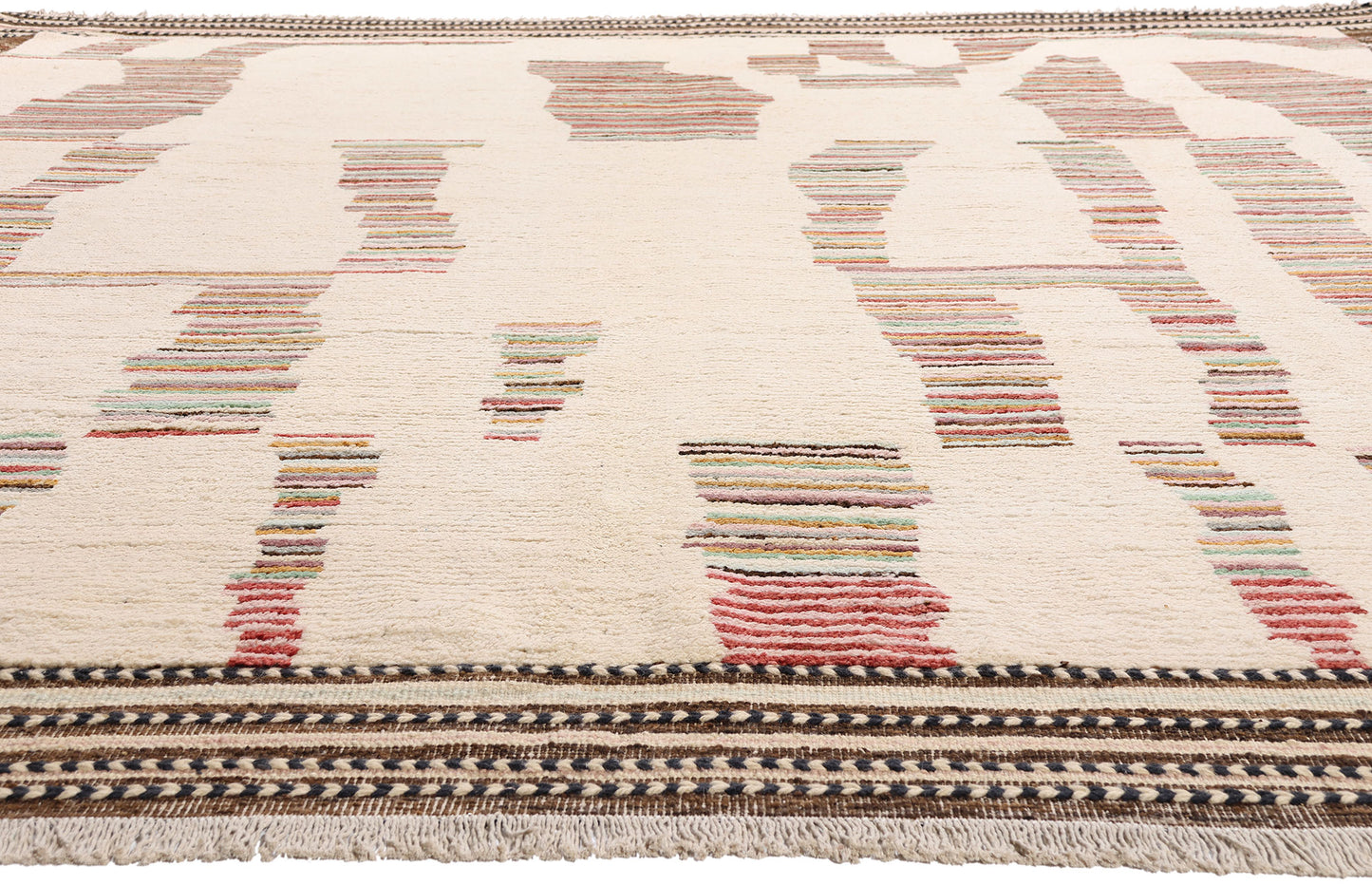 12 x 15 - Ivory New Pakistani Moroccan Rug - 81181