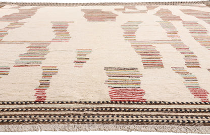 12 x 15 - Ivory New Pakistani Moroccan Rug - 81181