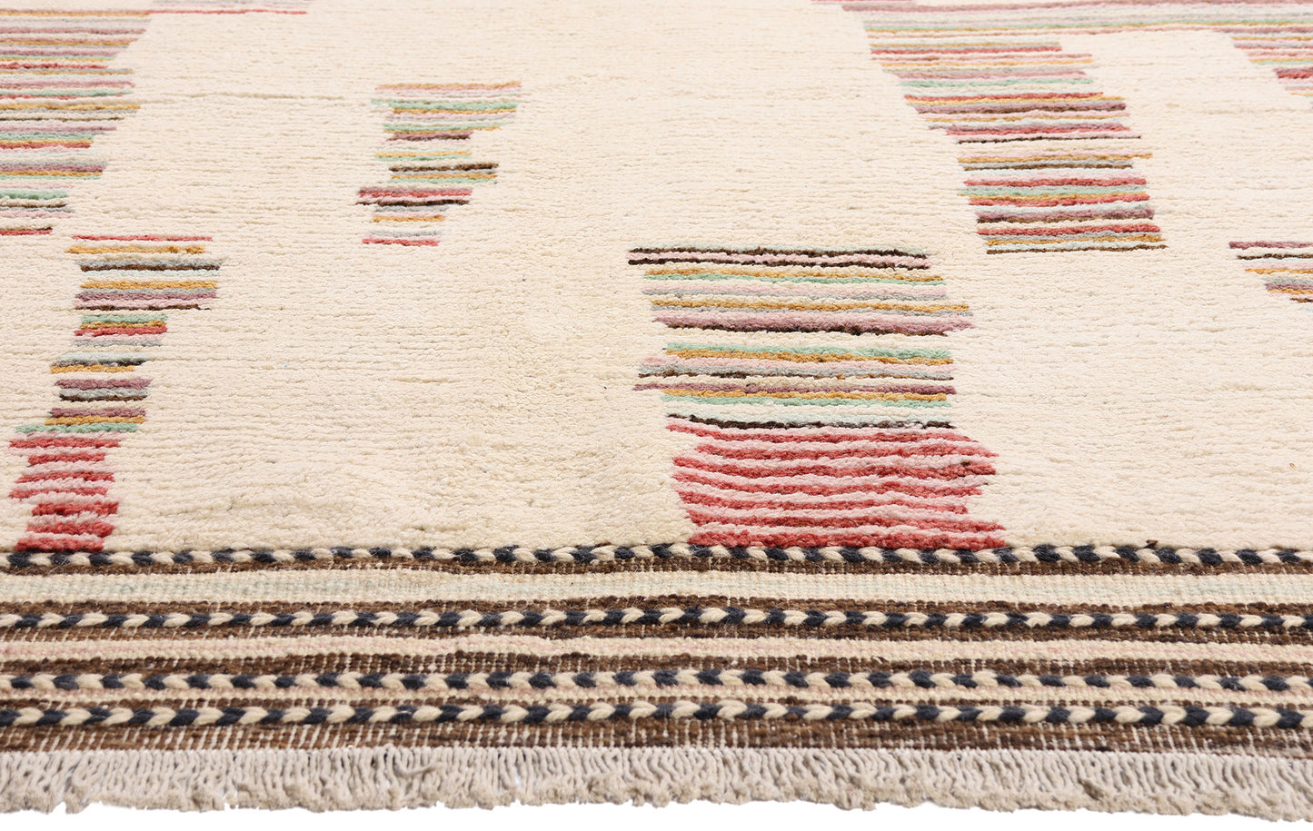 12 x 15 - Ivory New Pakistani Moroccan Rug - 81181