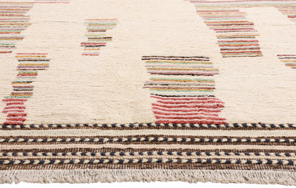 12 x 15 - Ivory New Pakistani Moroccan Rug - 81181