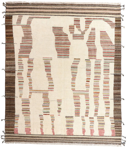 12 x 15 - Ivory New Pakistani Moroccan Rug - 81181