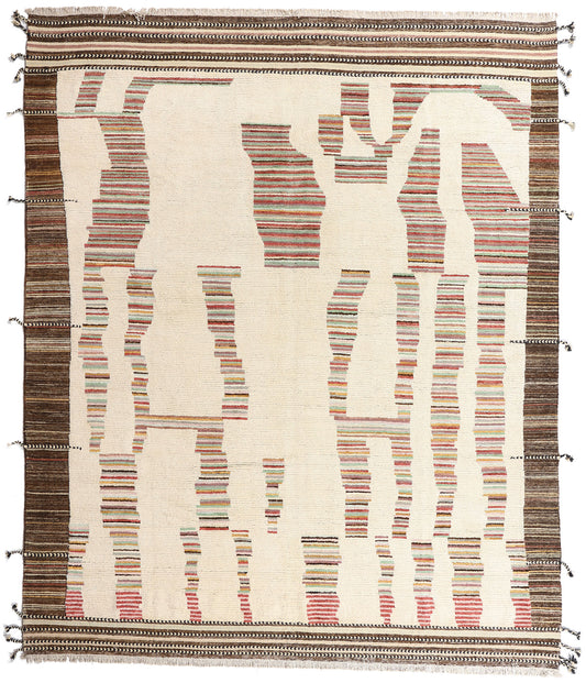 12 x 15 - Ivory New Pakistani Moroccan Rug - 81181