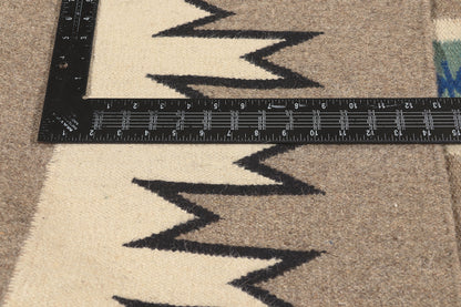 9 x 12 - Tan New Pakistani Kilim Rug - 81183
