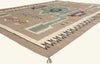 9 x 12 - Tan New Pakistani Kilim Rug - 81183