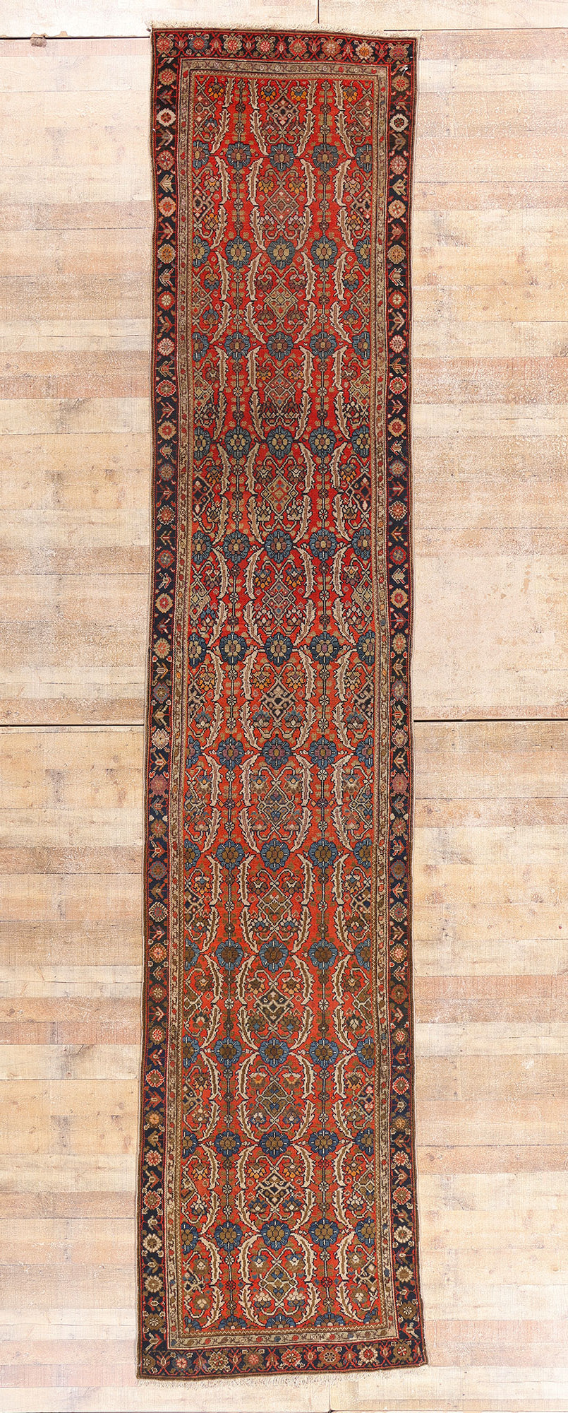 3 x 16 - Red Antique Persian Malayer Rug - 90040