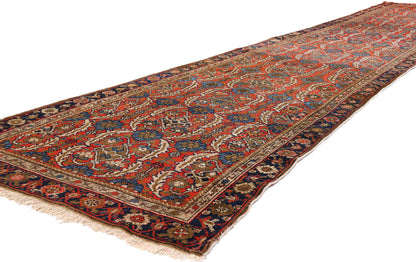 3 x 16 - Red Antique Persian Malayer Rug - 90040