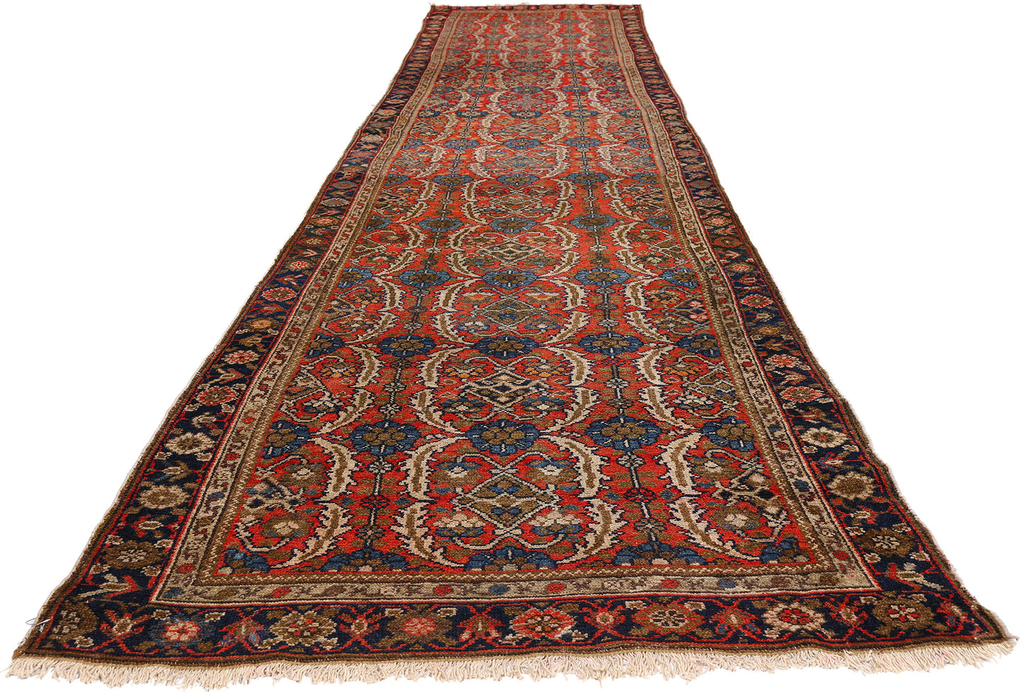 3 x 16 - Red Antique Persian Malayer Rug - 90040