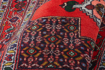 3 x 13 - Red Antique Persian Senneh Rug - 90041