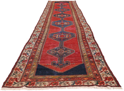 3 x 17 - Red Antique Persian Malayer Rug - 90042