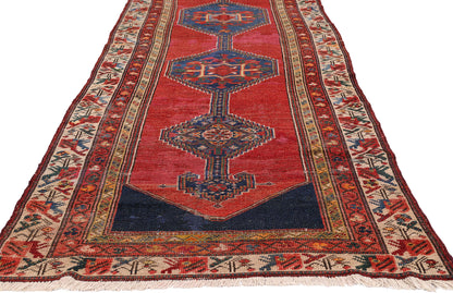 3 x 17 - Red Antique Persian Malayer Rug - 90042