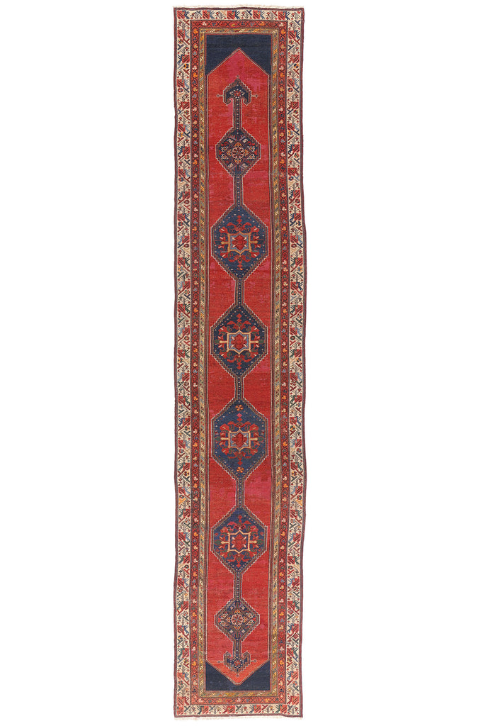 3 x 17 - Red Antique Persian Malayer Rug - 90042