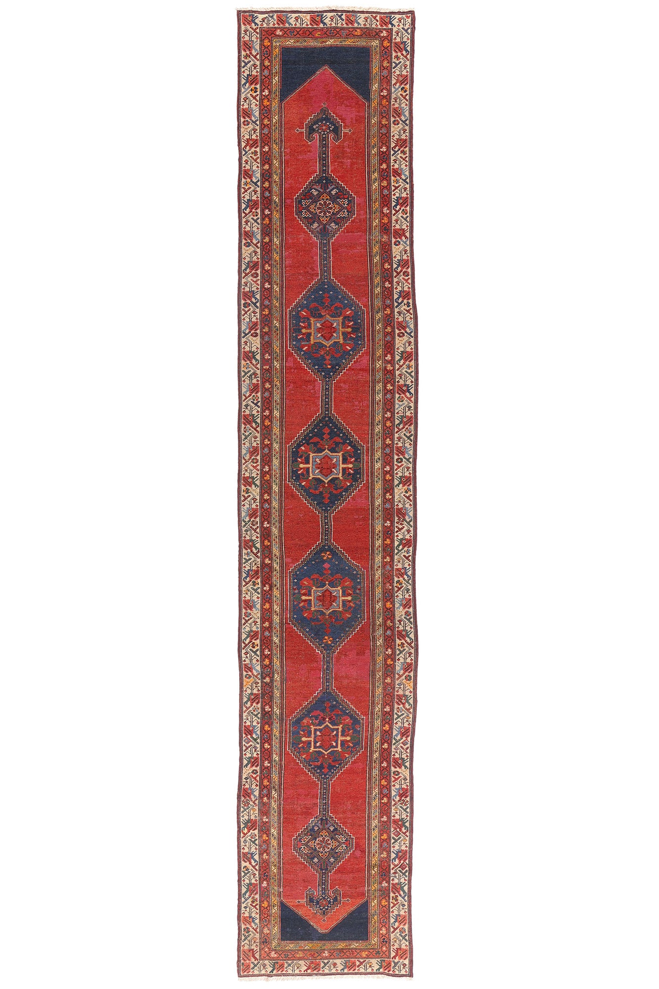 3 x 17 - Red Antique Persian Malayer Rug - 90042