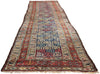 3 x 12 - Navy Blue Antique Persian Kurd Rug - 90043