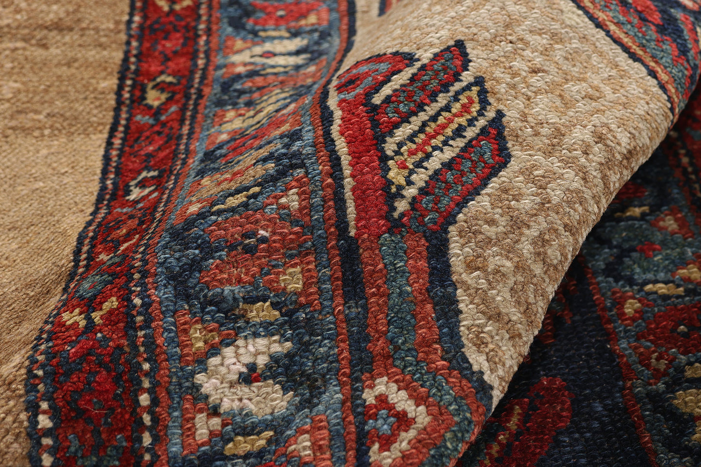 3 x 14 - Tan Antique Persian Malayer Rug - 90047