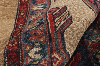 3 x 14 - Tan Antique Persian Malayer Rug - 90047