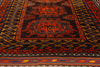 4 x 13 - Brown Antique Persian Kurd Rug - 90048