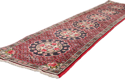 2 x 8 - Red Antique Persian Bijar Rug - 90050