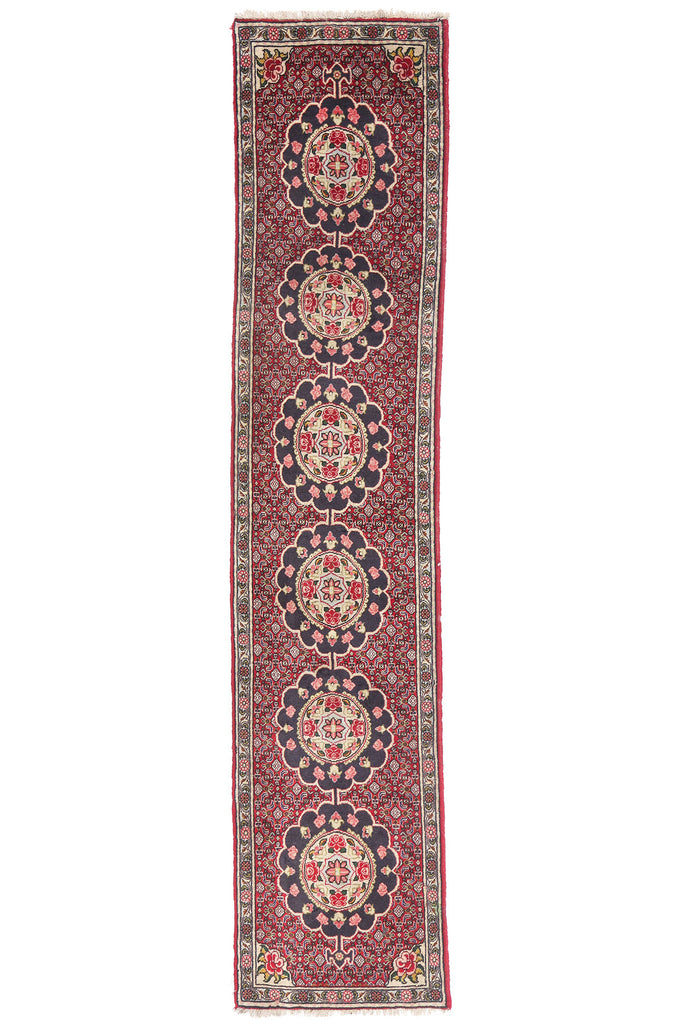 2 x 8 - Red Antique Persian Bijar Rug - 90050