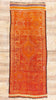 4 x 11 - Orange Vintage Taznakht Moroccan Rug - 90051