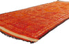 4 x 11 - Orange Vintage Taznakht Moroccan Rug - 90051