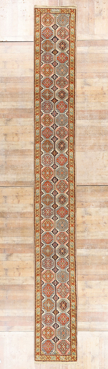 2 x 20 - Ivory Vintage Turkish Konya Rug - 90053