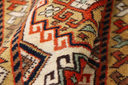 2 x 20 - Ivory Vintage Turkish Konya Rug - 90053