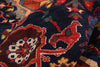 7 x 20 - Navy Blue Antique Persian Kurd Rug - 90054