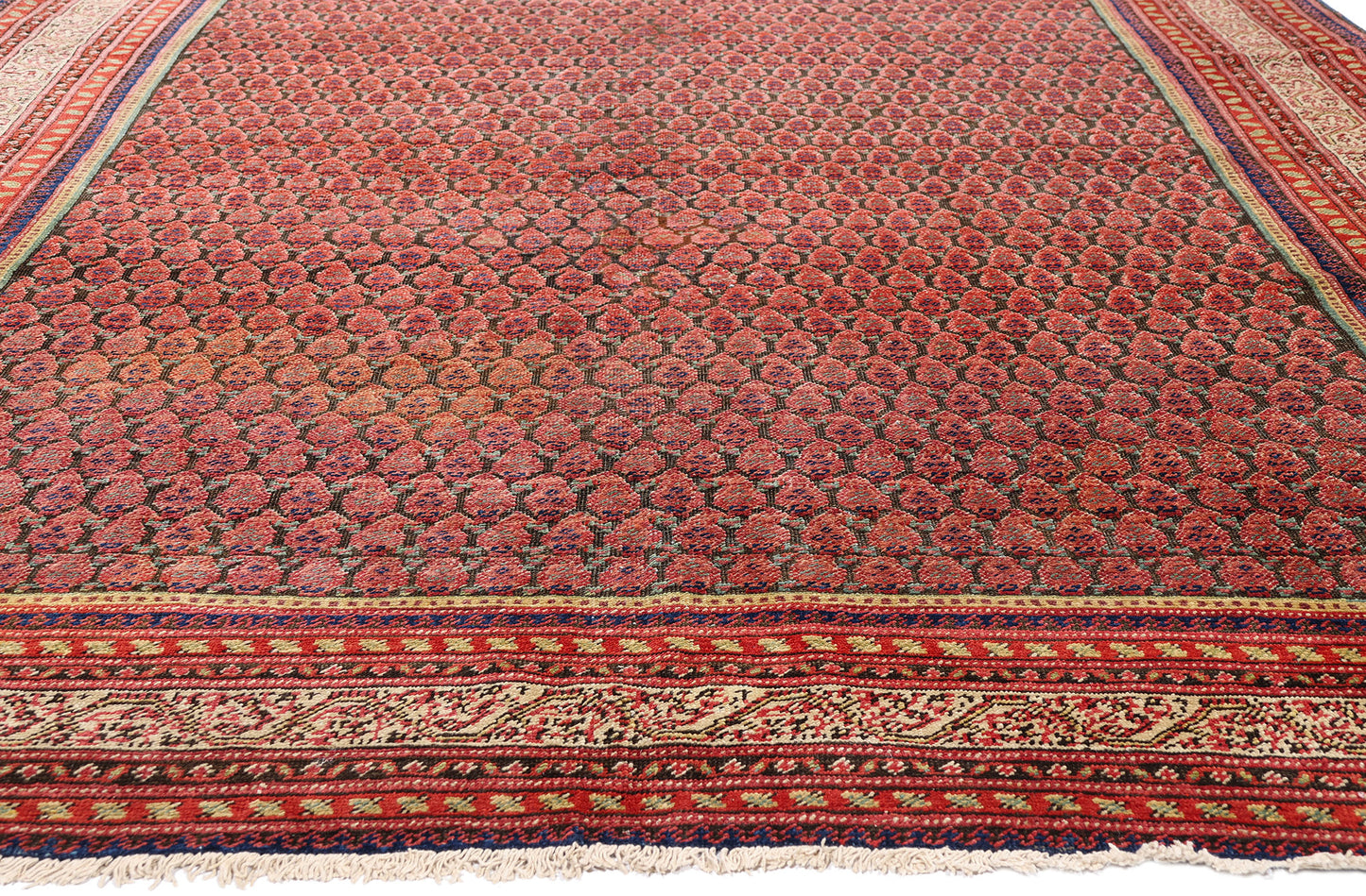 7 x 20 - Brown Antique Persian Malayer Rug - 90055