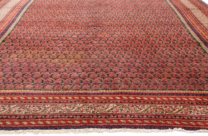 7 x 20 - Brown Antique Persian Malayer Rug - 90055