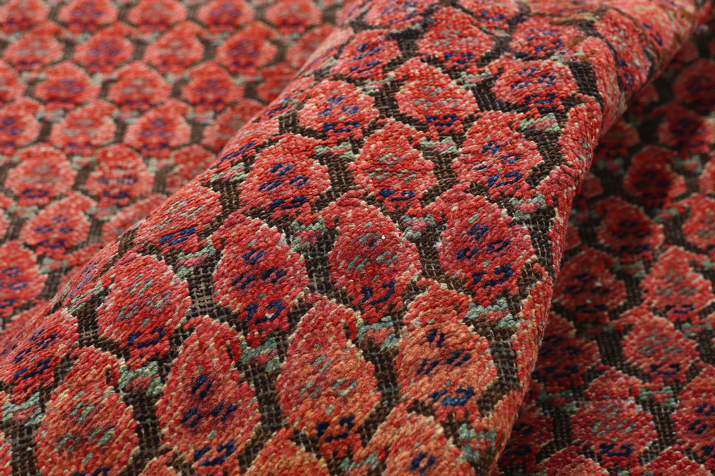7 x 20 - Brown Antique Persian Malayer Rug - 90055
