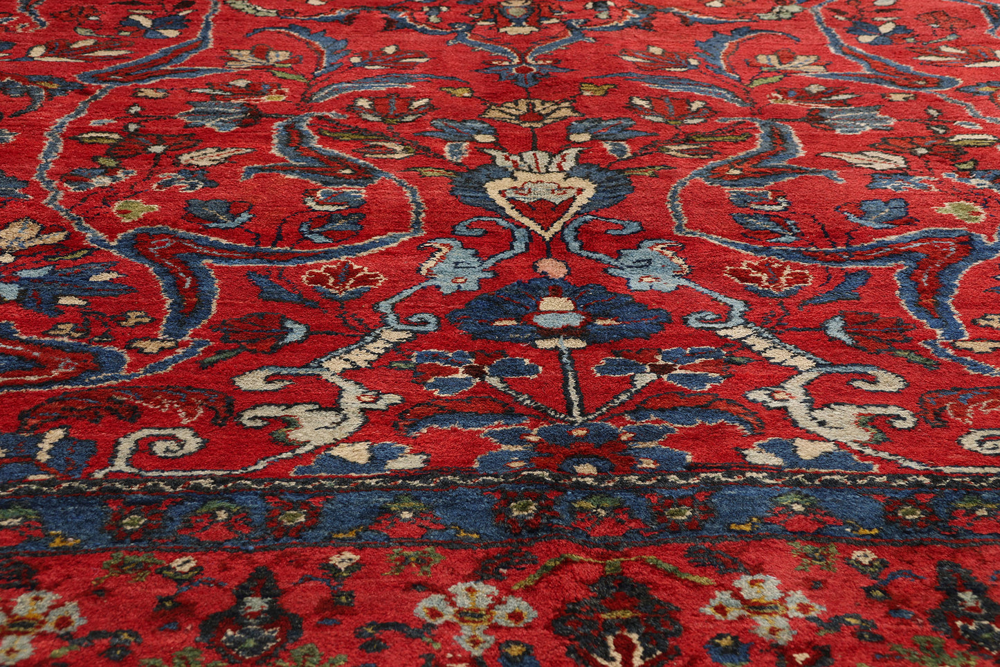 7 x 17 - Red Antique Persian Malayer Rug - 90057
