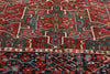 4 x 12 - Red Antique Persian Heriz Rug - 90059