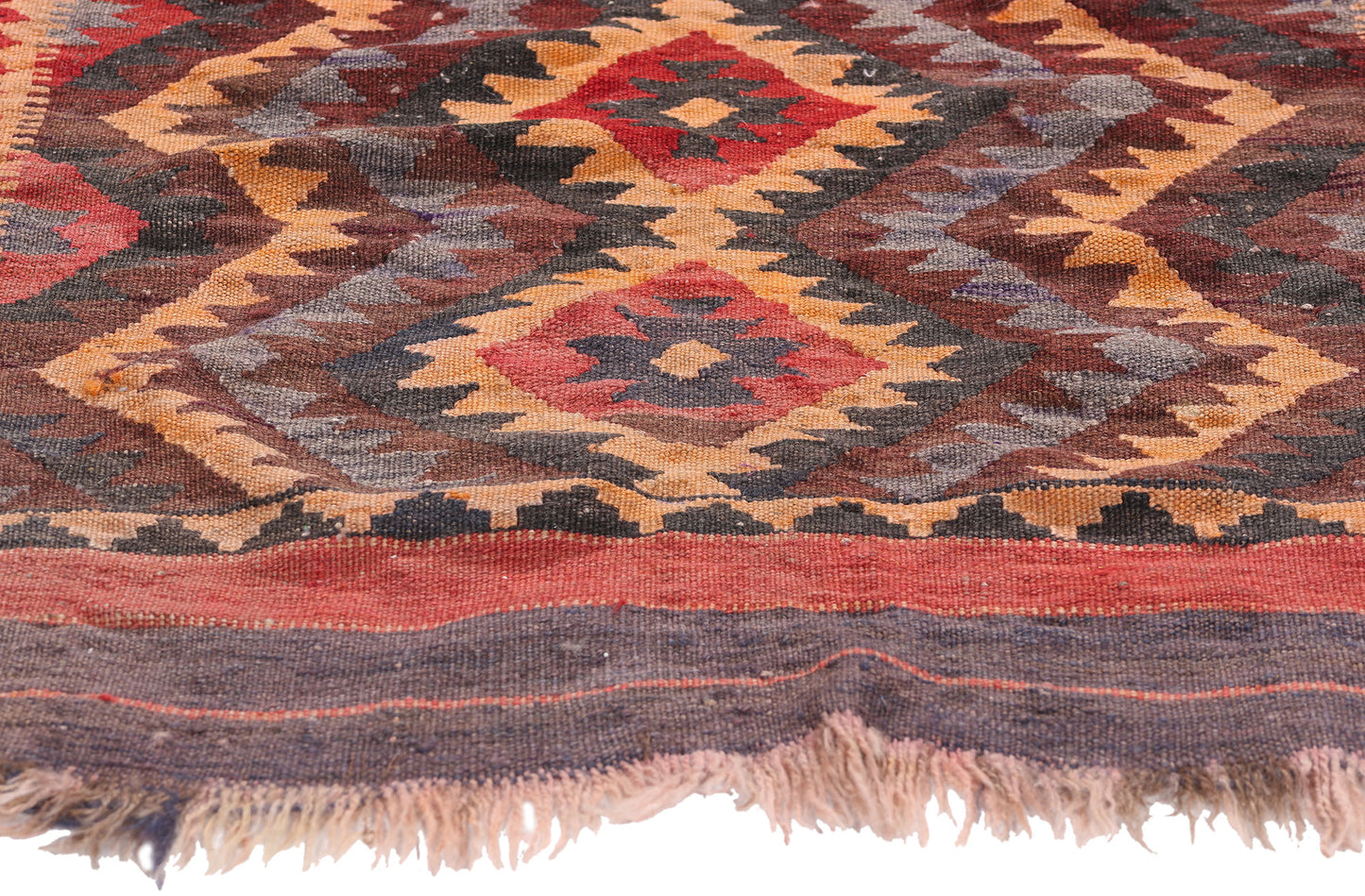 2 x 3 Antique Afghan Kilim Rug 79069