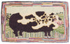 2 x 3 Vintage Gloucester Old Spot Pig Hooked Rug 79267