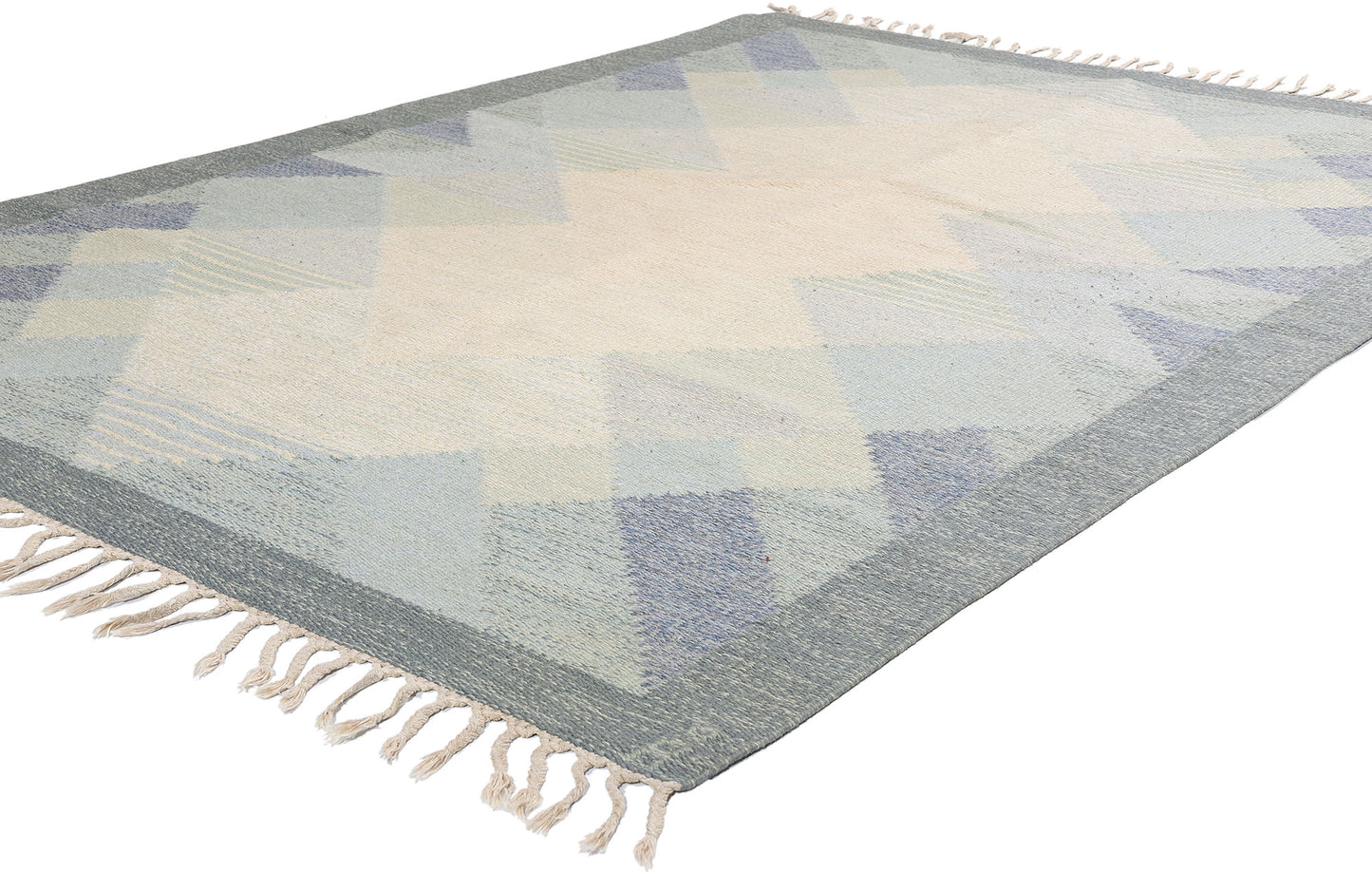 5 x 8 Anna Johanna Angstrom Vintage Swedish Rollakan Rug 79042