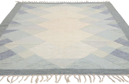 5 x 8 Anna Johanna Angstrom Vintage Swedish Rollakan Rug 79042
