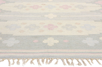 5 x 8 Anna Johanna Angstrom Vintage Swedish Rollakan Rug 79046
