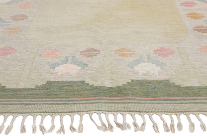 6 x 9 Anna Johanna Angstrom Vintage Swedish Rollakan Rug 79029