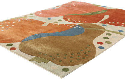 5 x 7 Anna Johanna Angstrom Vintage Swedish Pile Rug 79066