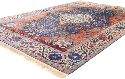 6 x 9 Antique Indian Tree of Life Agra Rug 79249