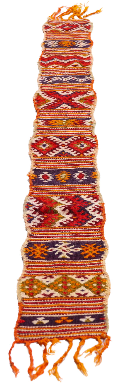 1 x 6 Antique Taznakht Moroccan Ait Ouaouzguite Belt Textile 79347