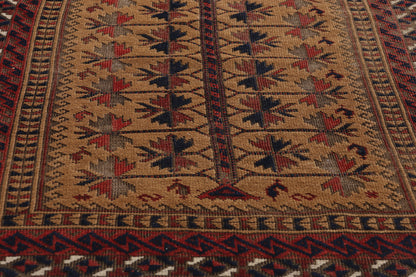 2 x 4 Antique Afghan Baluch Prayer Rug 78988