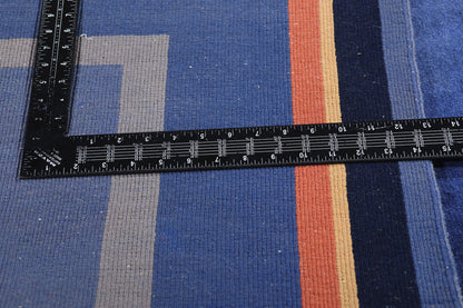 8 x 10 Antique Blue Chinese Art Deco Rug 79168