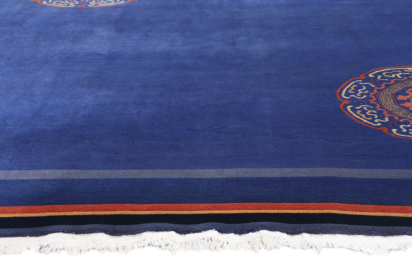 8 x 10 Antique Blue Chinese Art Deco Rug 79168