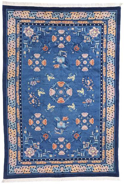 6 x 9 Antique Chinese Peking Rug 79078