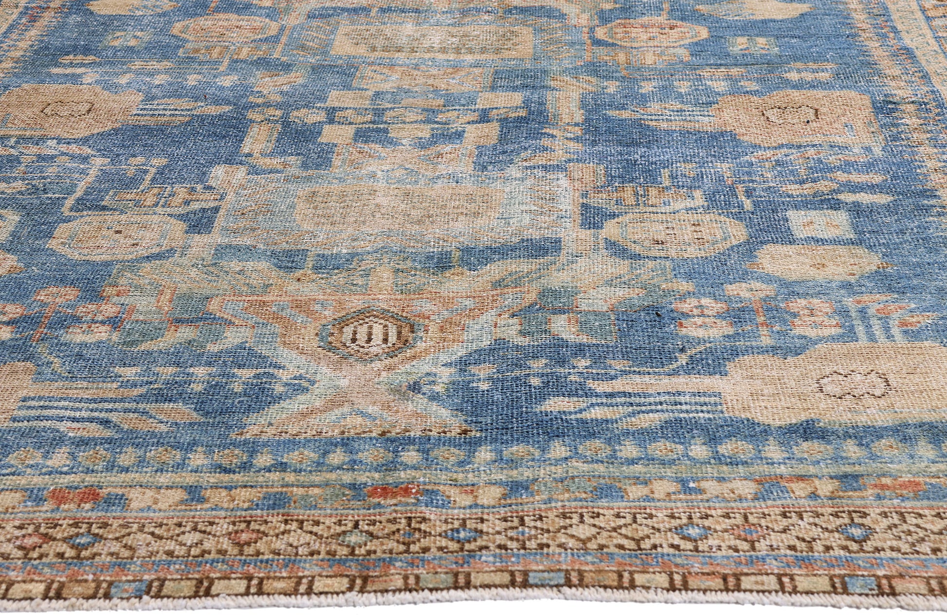 6 x 8 Blue Antique Persian Koliai Rug 61389