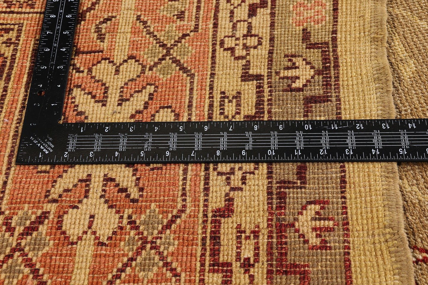 12 x 16 Brown Antique Turkish Oushak Rug 79349