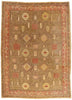 12 x 16 Brown Antique Turkish Oushak Rug 79349