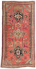 4 x 9 Antique Caucasian Karabagh Rug 79247